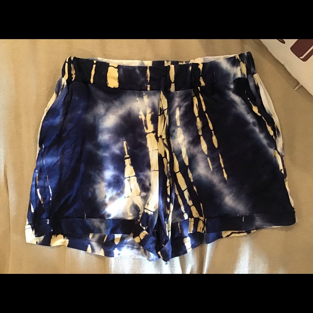 Tie dye shorts